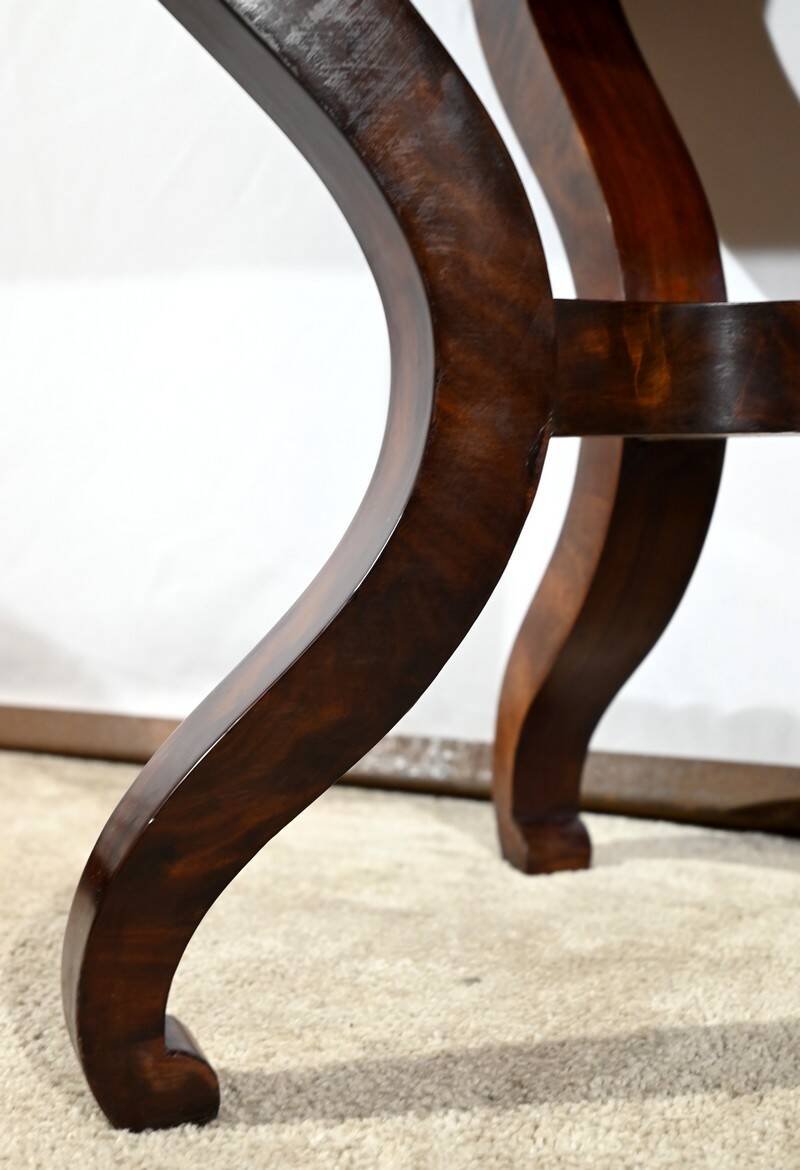Burl Mahogany Dressing Table, Restoration Period – Early 19th Century