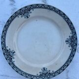 2 old earthenware plates - Rare model