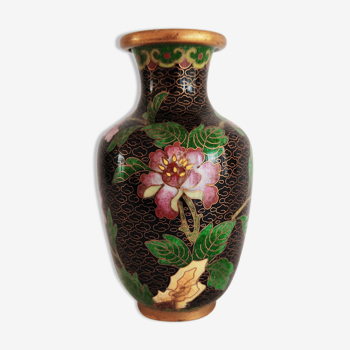 Chinese partitioned vase 10.3 cm