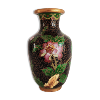 Vase cloisonné chinois 10,3 cm