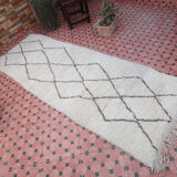 Carpet Beni Ouarain corridor 100% Wool 275 x 100