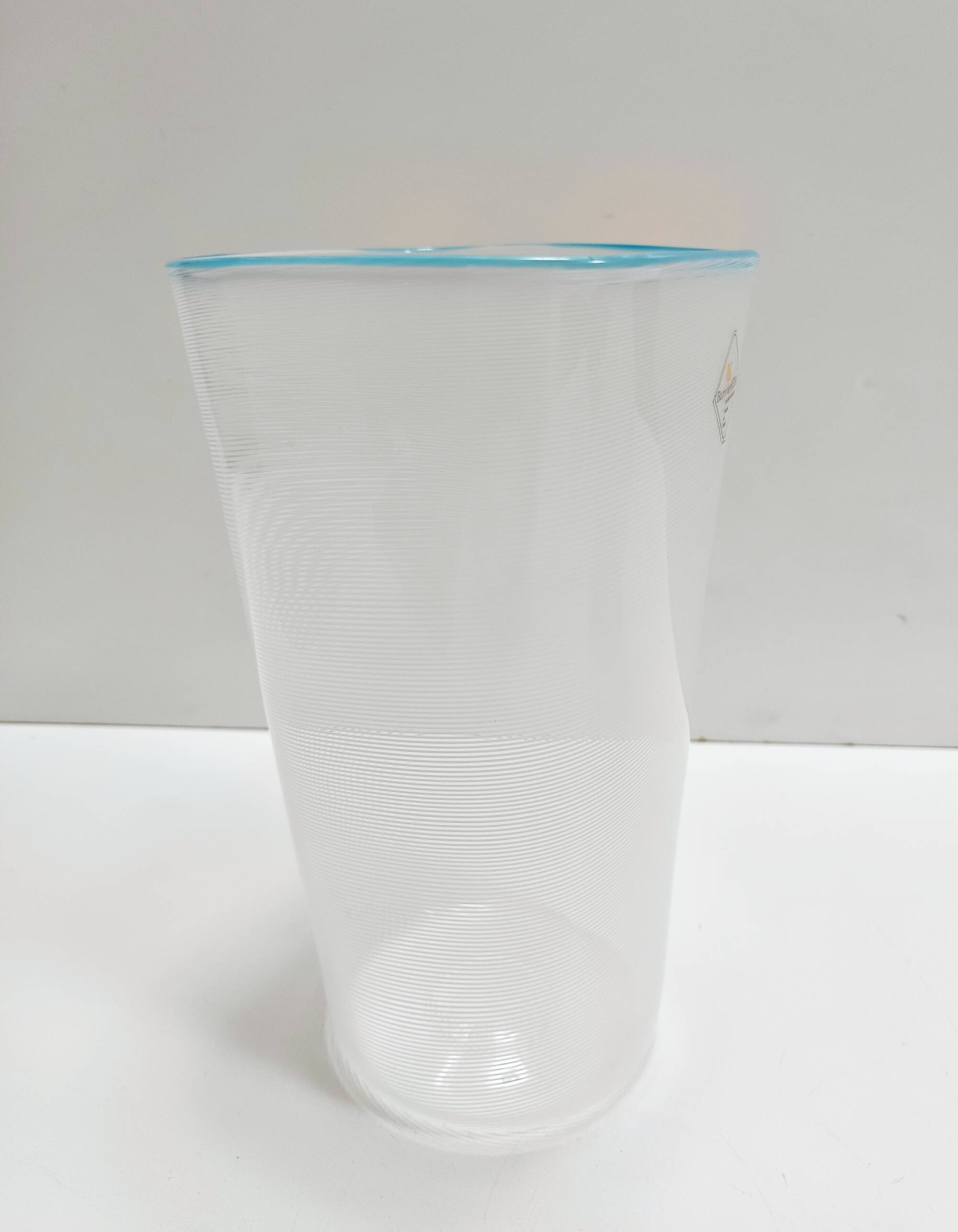 Murano Glass Vase by Ercole Barovier for Barovier & Toso, Labeled, Italy
