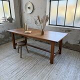 Table de ferme en chêne 2m