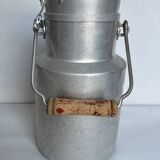 Old aluminum milk jug 1.5 liters