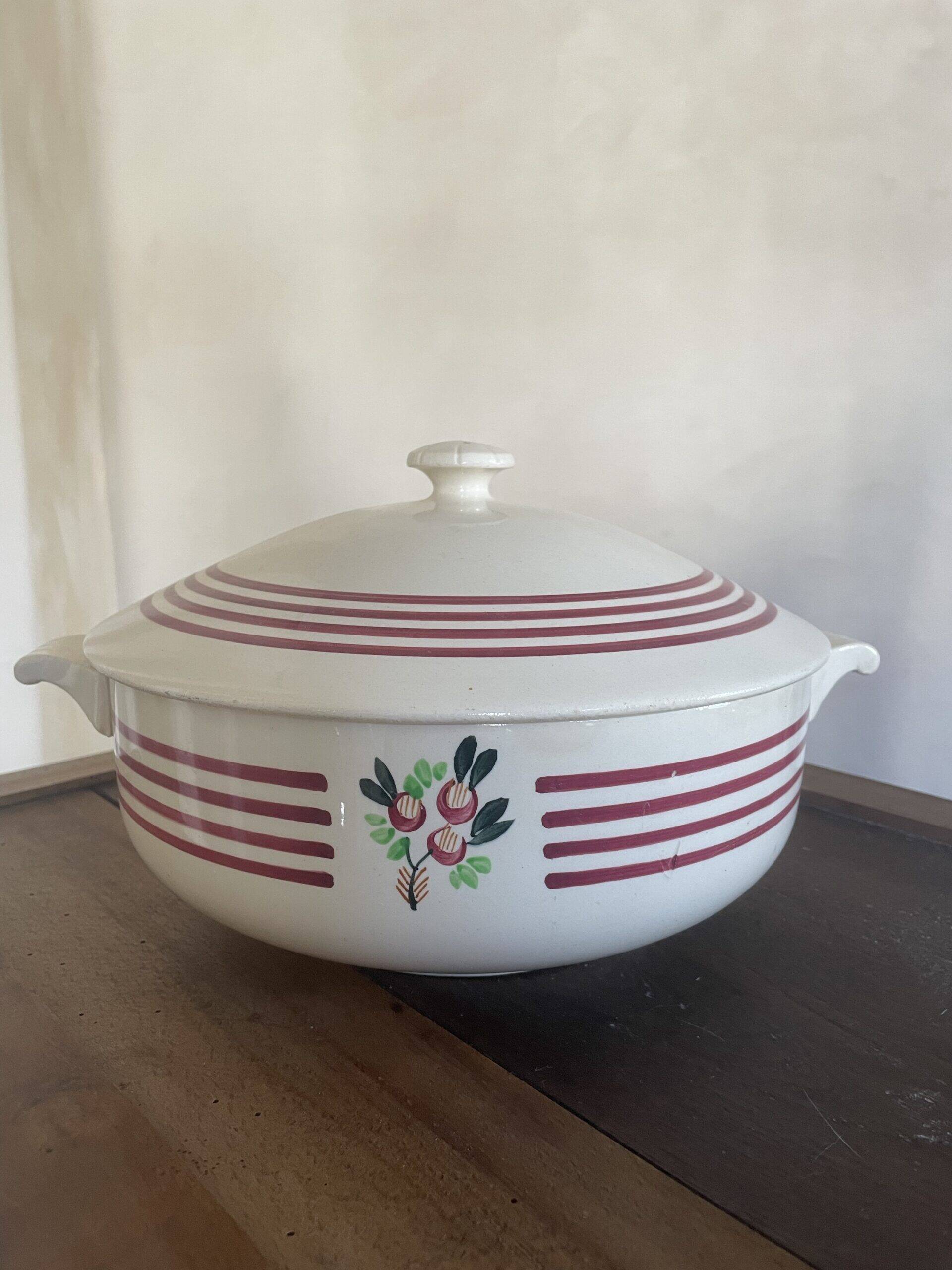 Gien Iron Earth Soup Tureen