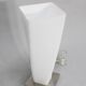 Italian contemporary glass table lamp by Panzeri, circa 1990s