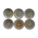 6 flat plates in sandstone from the marais france