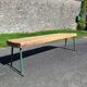 Banc massif industriel années 30