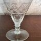 Port carafe in bohemian cut crystal and its 4 Glasses