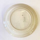 Digoin & Sarreguemines round dish, Rosa model, between 1920 and 1950