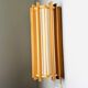 Tema Model Cylindrical Wall Lamp In Pine By Ib Fabiansen For Fog & Mørup, Denmark 1960S