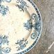 Longwy round dish in iron clay, "Fontainebleau" service