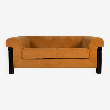 Fabric and metal sofa