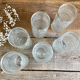 Set of 6 vintage glasses