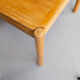 Oak veneer dining table 70s