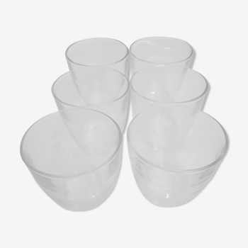 Lot de 6 verres à eau duralex