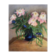 Tableau HST "bouquet de fleurs en vase" signé Porcherot fin XX°