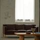 Stouby Møbelfabrik, 3-seater mid-century style sofa in brown leather, made in the 1970s.