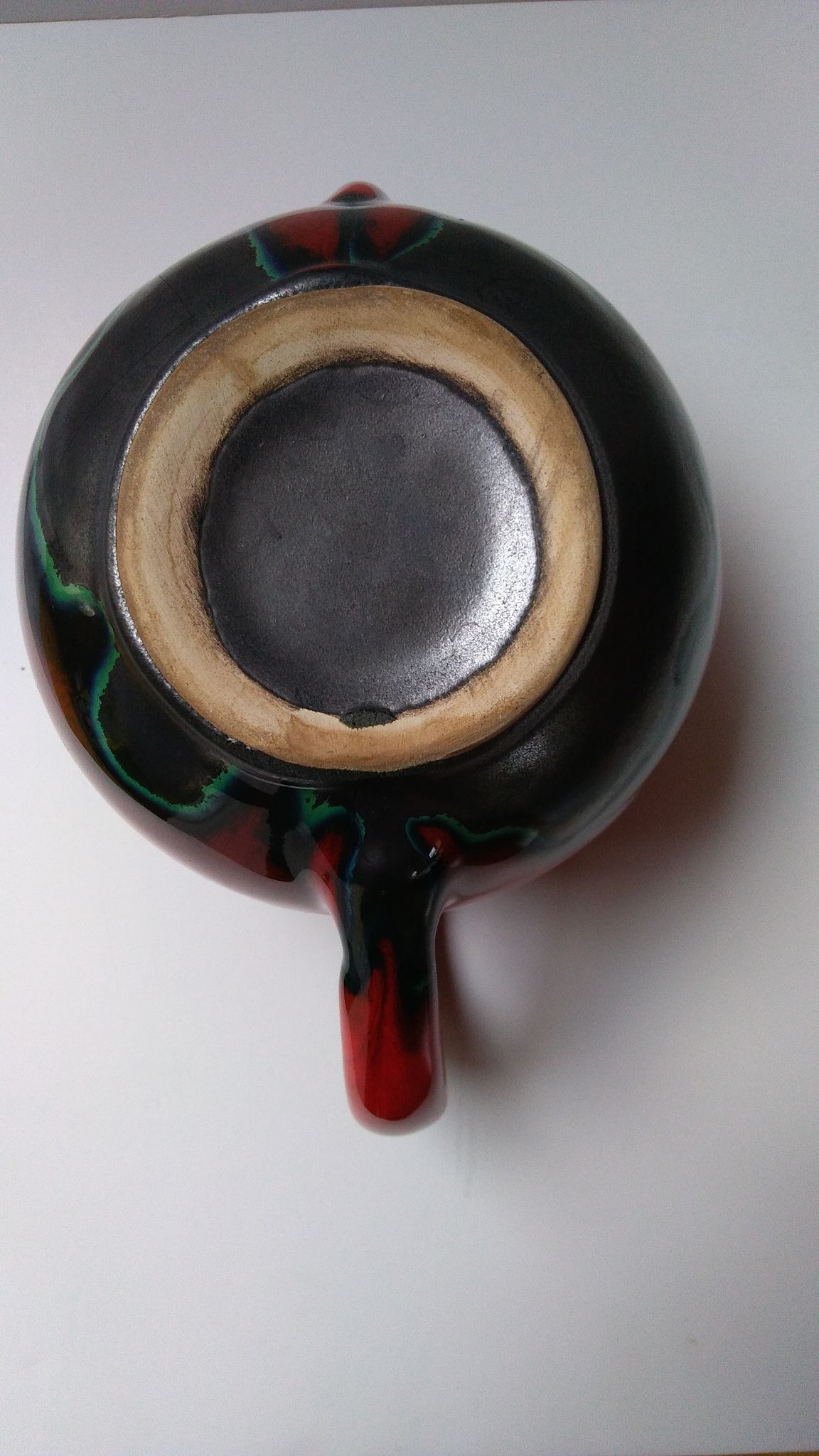 Pichet céramique flambée