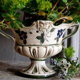 Ceramic pot cover vase Capodimonte, Naples
