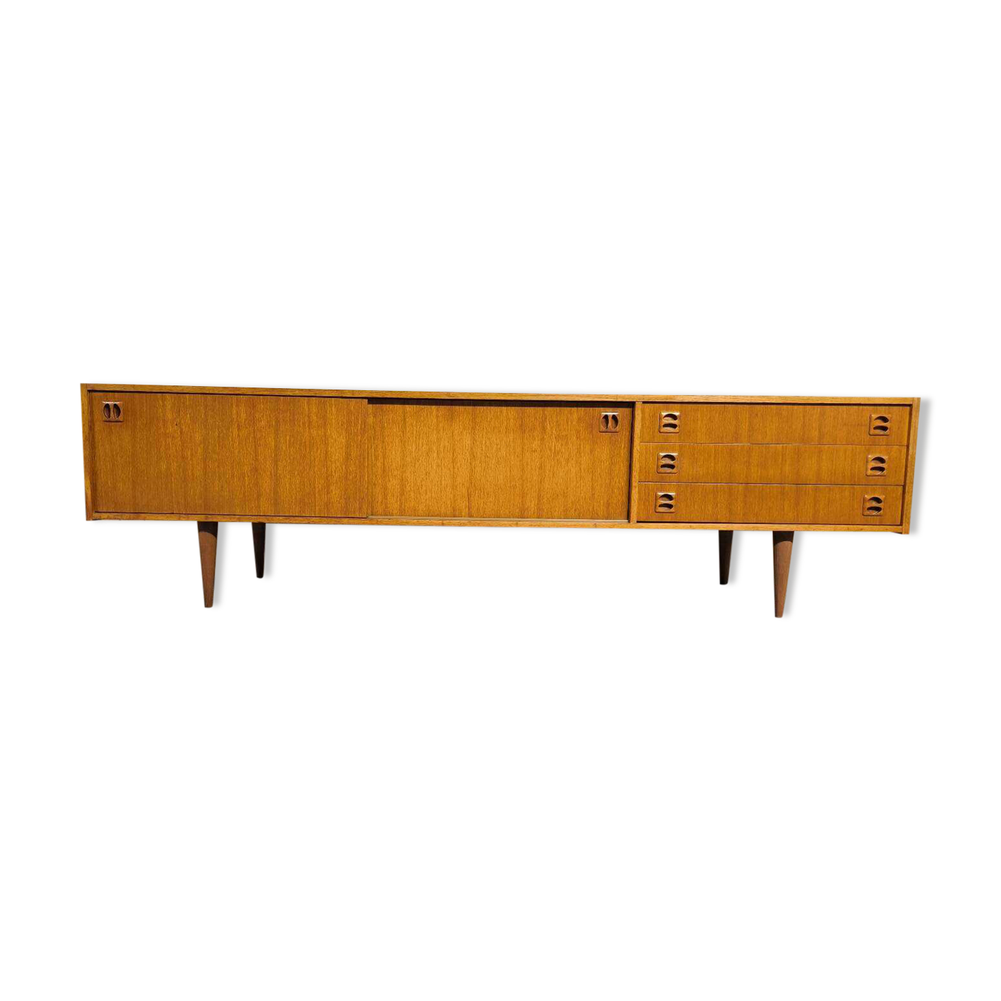 Vintage Scandinavian teak sideboard