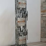 Brutalist floor lamp by Albano Poli for Poliarte, 1970s