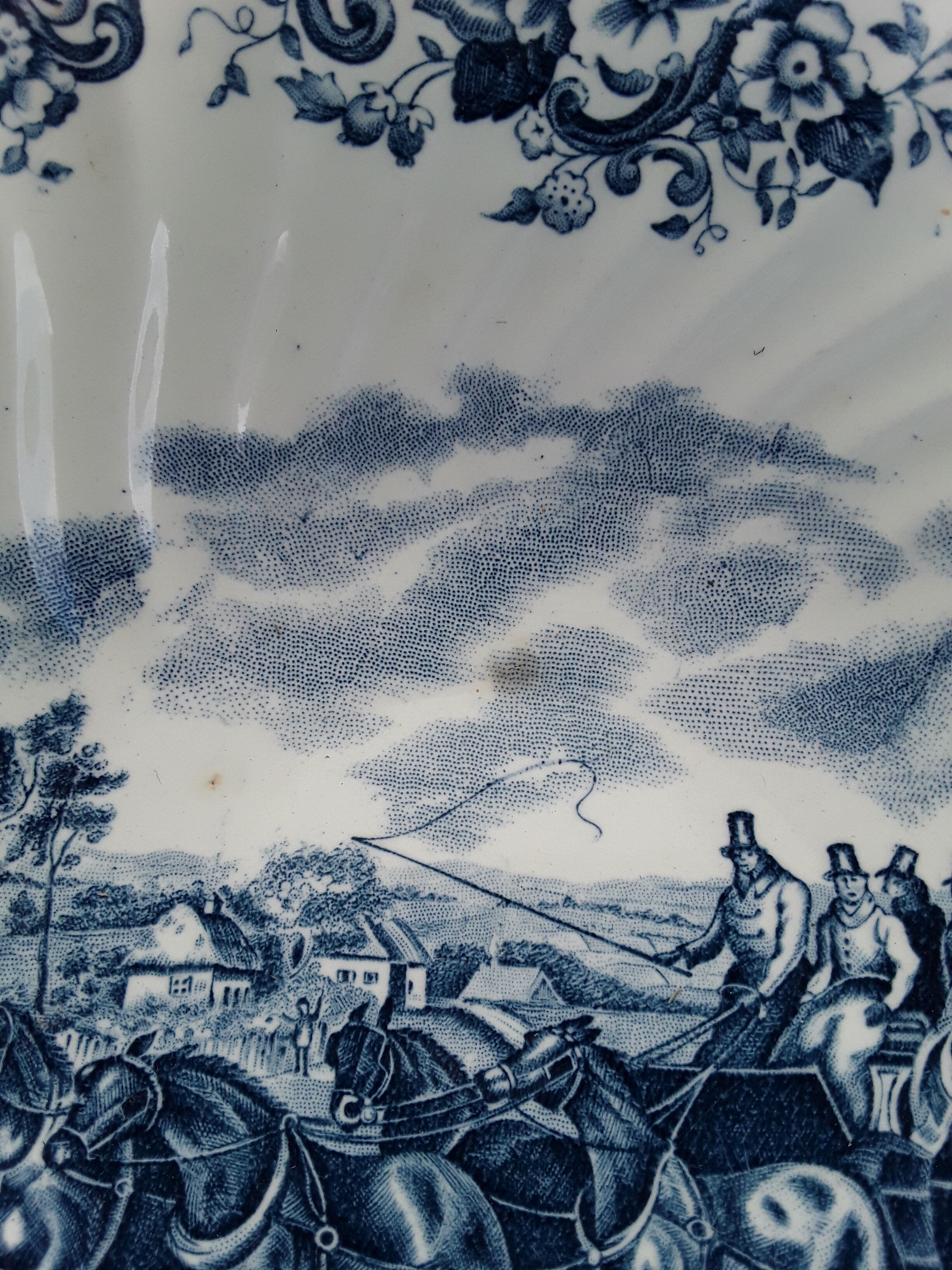 English faeble dessert service