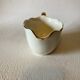 Villeroy and Boch gravy boat, 1950s, cream and gold