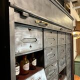 Furniture with flap and steel curtain circa 1930