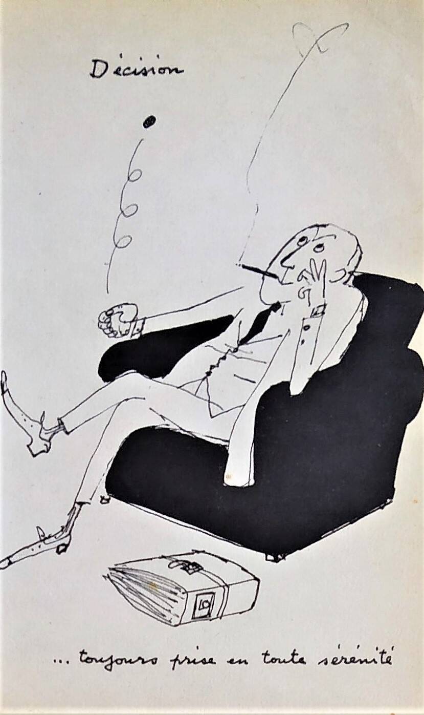 Illustration by DANINOS from 1962 "Decision"