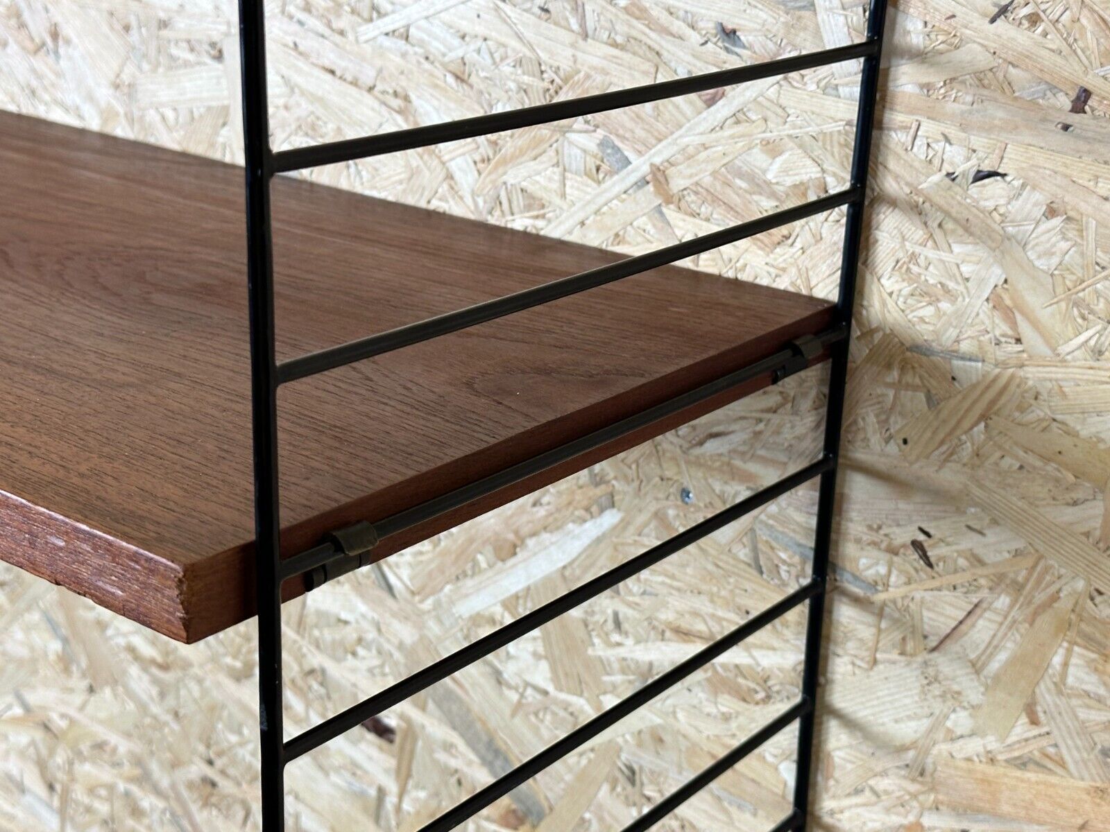 60s 70s teak string shelf module by Kajsa & Nils "Nisse" Strinning Sweden