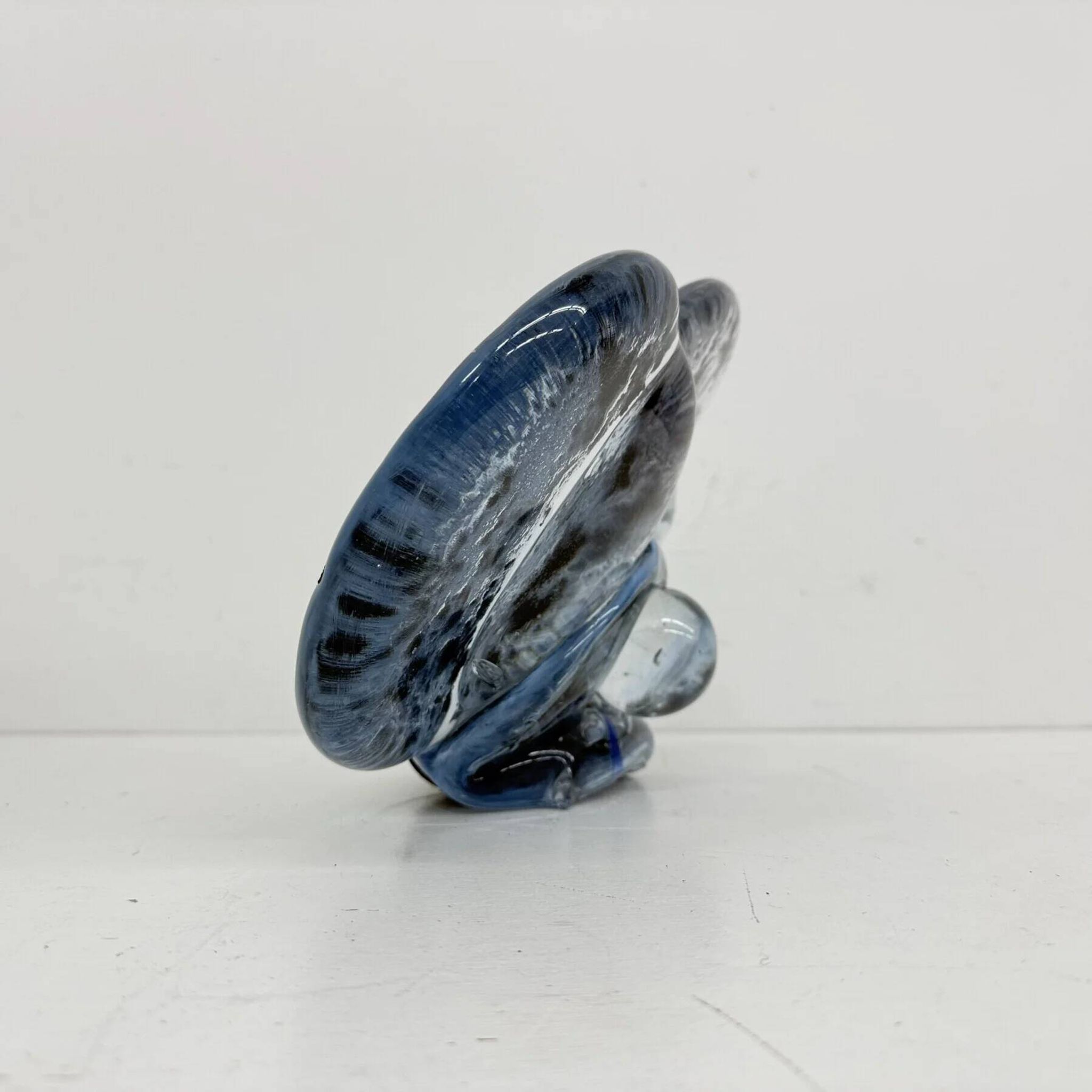 Mid-century abstract glass sculpture, 1970s