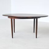 Niels Otto Moller model 15 dining table in rosewood Denmark 1960
