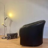 Black armchair