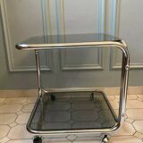 Table basse à double niveau des années 1970