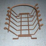 Wrought iron log rack