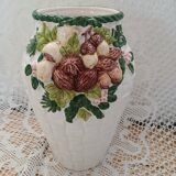 Antique Barbotine Vase