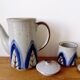 Vintage coffee pot and sugar bowl