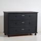 Antique chest of drawers in dark tones (c.1920)