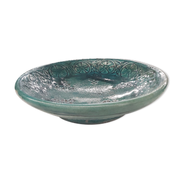 Coupe orientale en céramique craquelée