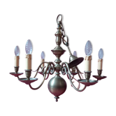 Dutch chandelier gold metal