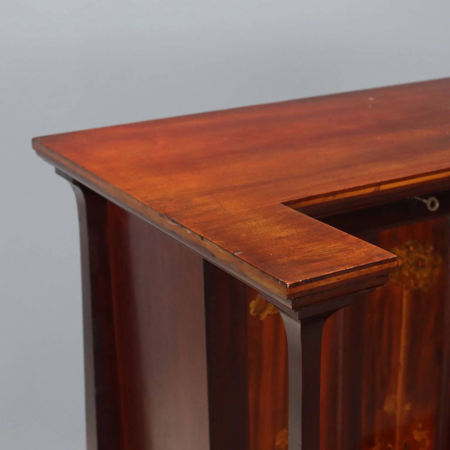 Bureau Arts and Crafts en acajou et érable