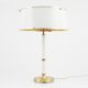 Lampe de bureau Borens modèle 8423 en laque blanche, Suède, 1970