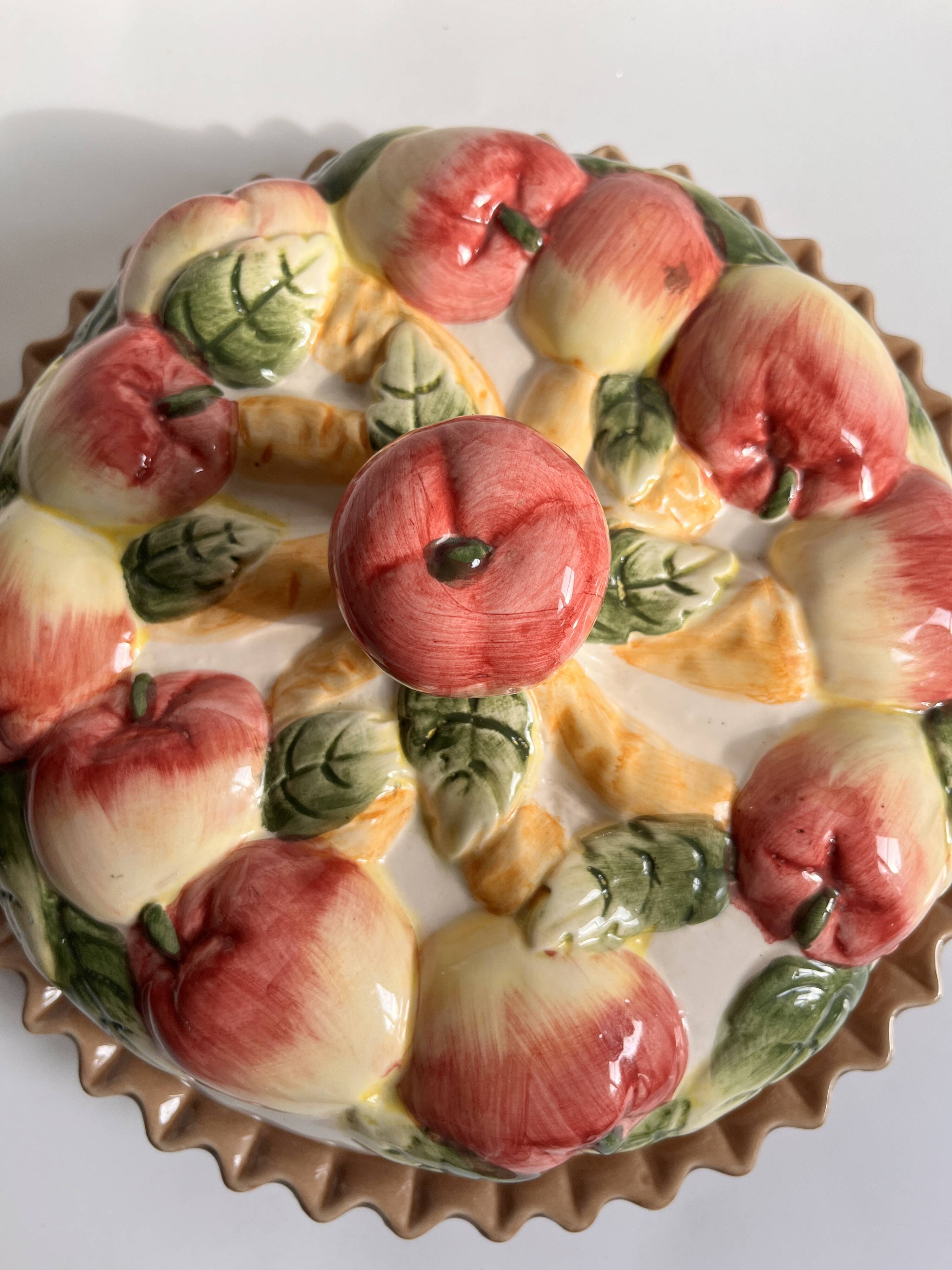 Pie dish barbotine