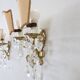Sconces In Gilded Bronze And Crystal, 1980s, Set Of 2