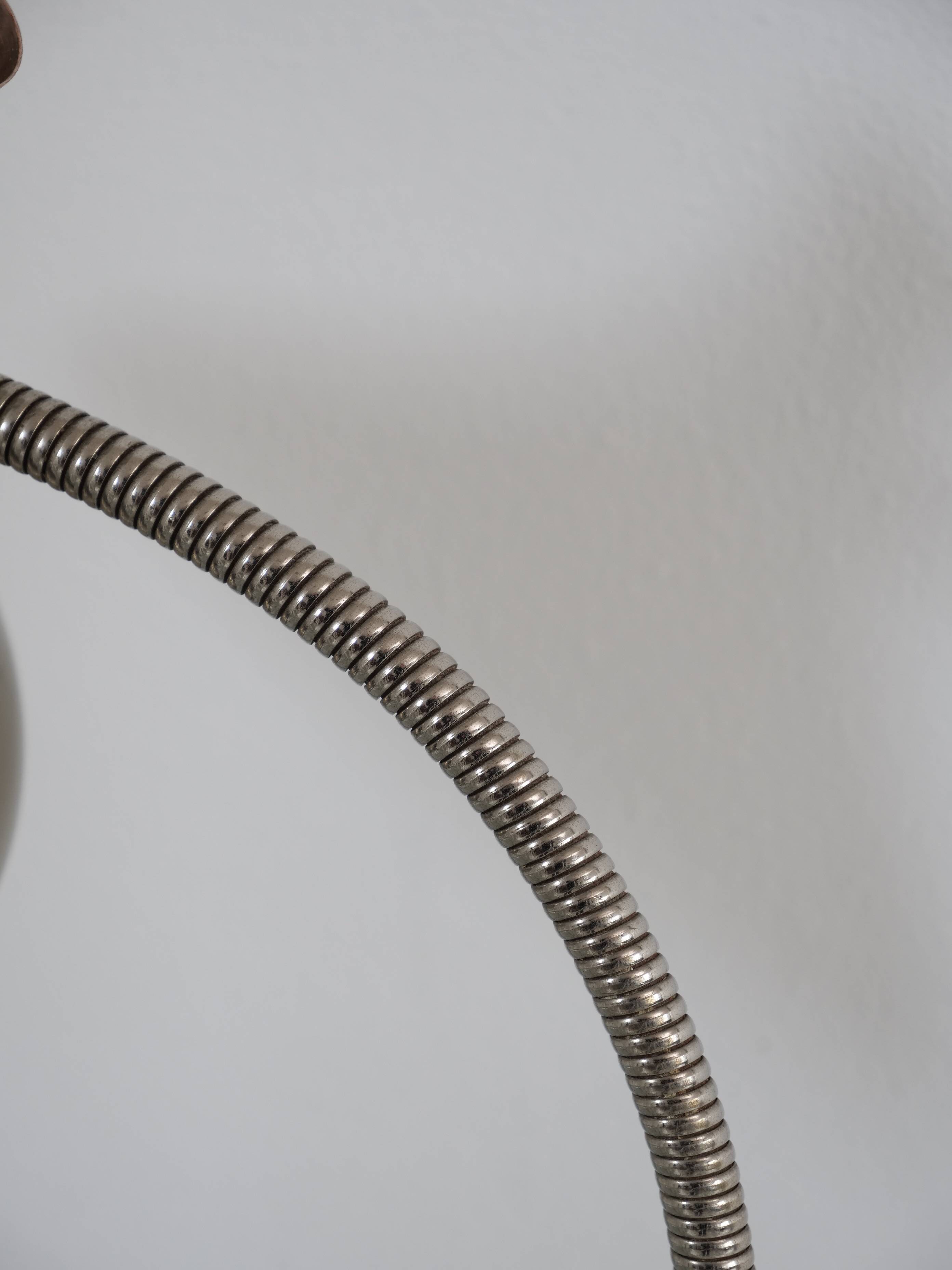Vintage patinated diabolo lamp