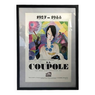 Affiche de Jean Mercier "La Coupole" 1927-1988