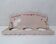 vintage powder pink enamelled steel plant stand