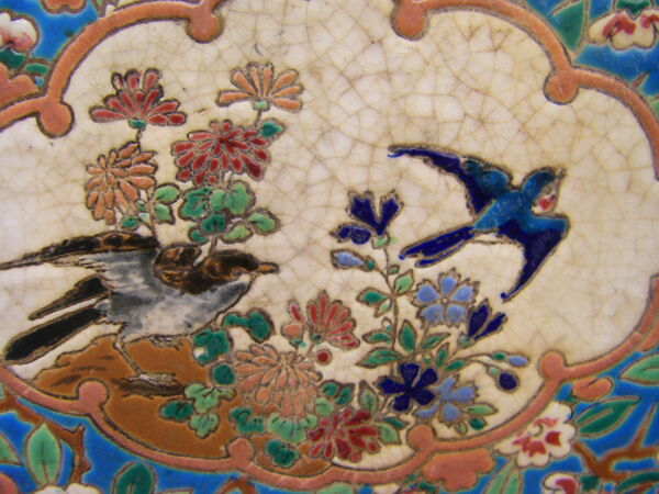 Carreau en émaux de Longwy