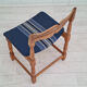 5 chairs in oak wood 1960